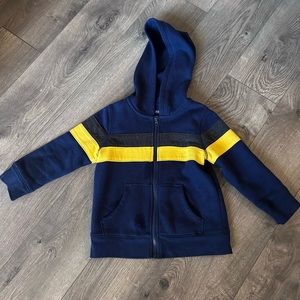Zipper hooded sweater